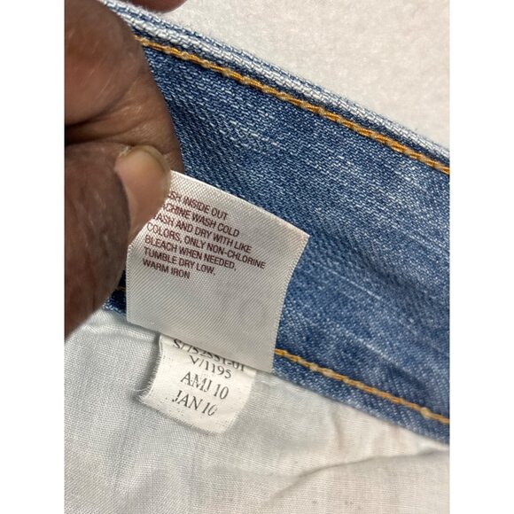 Old Navy Denim Cargo Shorts With Button Pockets Size: 10 - Picture 10 of 10